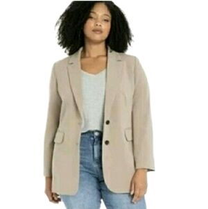 Eloquii Tan Blazer